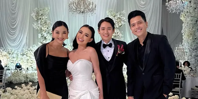 Potret Glenca Chysara dan Rendi Jhon Hadiri Pernikahan Amanda Manopo, Bak Reuni
