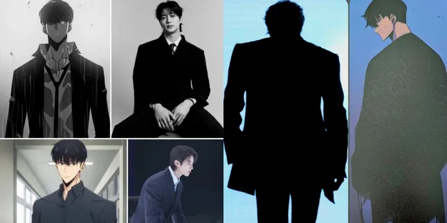 Potret Kemiripan Byeon Woo Seok dan Sung Jinwoo 'SOLO LEVELING', Visual - Postur Tubuh Plek Ketiplek