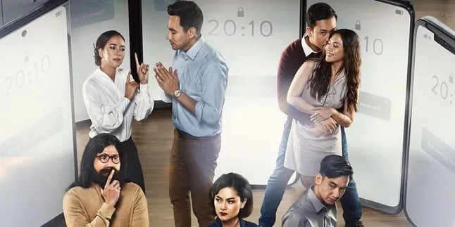 Portrait of the Cast of the Film PERFECT STRANGERS, Starring