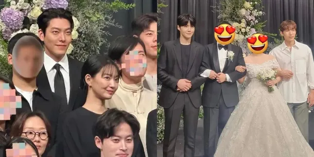 Kim Woo Bin And Shin Min Ah Wedding Date Portrait of Shin Min Ah and Kim Woo Bin attending a wedding together