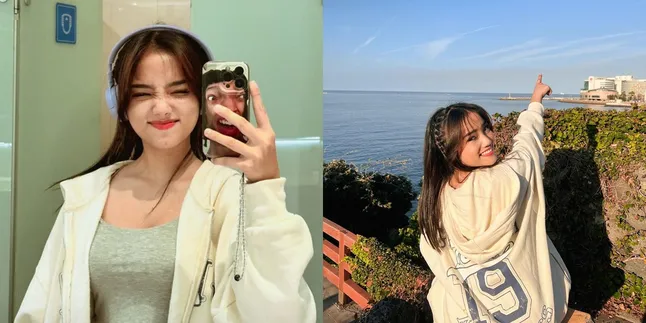 Ramai Diduga Susul Asnawi, Ini 8 Potret Fuji Liburan ke Korea Selatan - Langsung Jatuh Cinta pada Soft Milk Cream Donut Sejak Gigitan Pertama