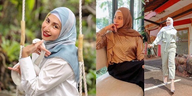 Beautiful and Stylish Portrait of Deswita Maharani in Hijab Earns Praise