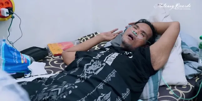 Tangis Fahmi Bo Pecah Saat Dikunjungi Melaney Ricardo, Kini Hanya Bisa Terbaring
