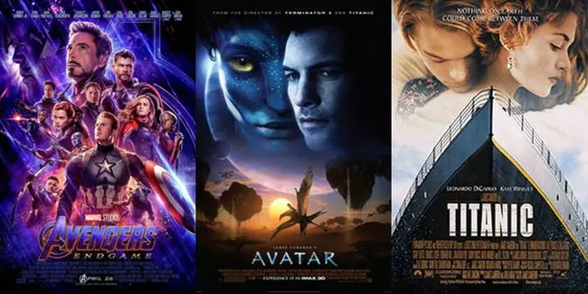 10 Film Terlaris Sepanjang Masa, 'AVENGERS: ENDGAME' Berada di Puncak