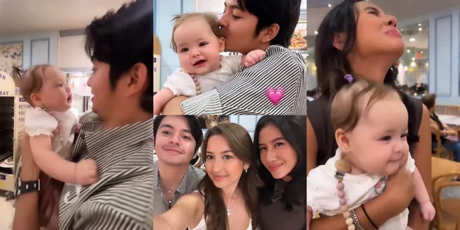 10 Potret Angga Yunanda dan Shenina Cinnamon Momong Anak Jennifer Coppen, Nggak Kuat Hadapi Gemasnya Baby Kamari