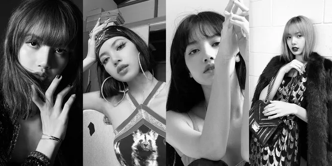 15 Pesona Lisa BLACKPINK dalam Foto Hitam Putih, Cantiknya Sempurna Meski Minim Warna