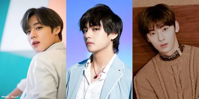 5 KPop Idol yang Jarang Pamer Dahi Terbuka, V BTS - Minhyun NU'EST