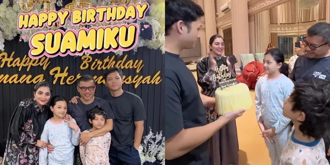 5 Potret Kejutan Ulang Tahun Ashanty dan Anak ke Anang Hermansyah, Dilakukan saat Sahur