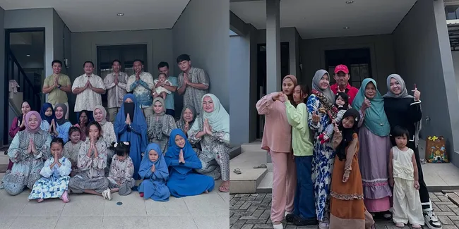 6 Potret Lala Pengasuh Rafathar Boyong Keluarga dari Lampung untuk Lebaran di Rumah Barunya