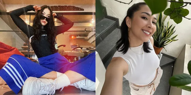 6 Potret Outfit Gym Andrea Dian, Kombinasi Stylish dan Comfort