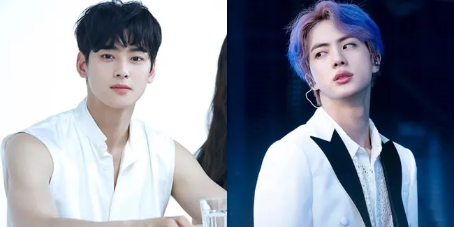7 K-Pop Idol Cowok yang Kalau Foto Gak Pernah Jelek, Cha Eun Woo - Jin BTS