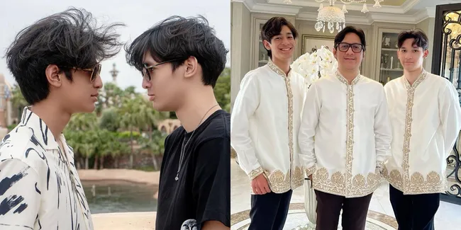 7 Potret 2 Anak Laki-Laki Andre Taulany yang Ganteng, Disebut Mirip Jungkook dan Taehyung BTS