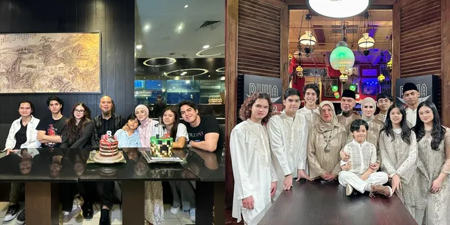 7 Potret Ahmad Dhani Kumpul Bareng 7 Anaknya, Kandung maupun Sambung Saling Kompak