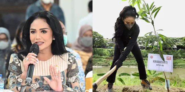 Biasa di Atas Panggung Ini 7 Potret Krisdayanti Jadi Anggota DPR, Hadiri Rapat Paripurna - Ikutan Nyangkul Saat Tanam Pohon