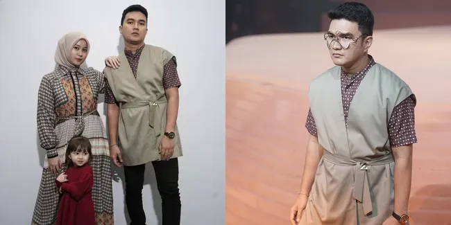 7 Potret Aldi Taher Jadi Model Fashion Show Shireen dan Zaskia Sungkar, Mukanya Serius Banget - Penonton Langsung Heboh