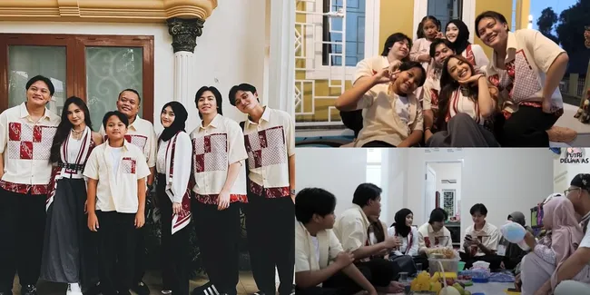 7 Potret Anak-Anak Sule Kunjungi Bintang Adik Tirinya, Mahalini dan Pacar Putri Delina Juga Ikut