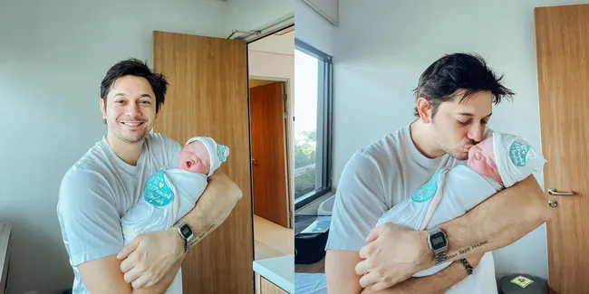 7 Potret Andrew Andika Gendong Anak Kedua yang Baru Saja Lahir, Ekspresi Bahagia Tak Bisa Dibendung