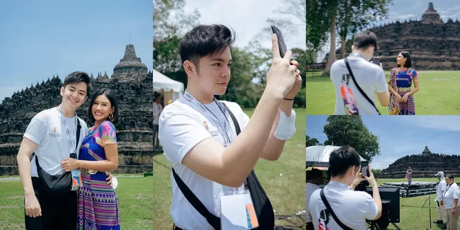 7 Potret Angga Yunanda yang Bucin Banget ke Shenina Cinnamon, Rela Panas-Panasan Demi Foto sang Kekasih