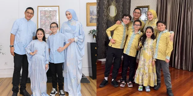 7 Potret Bahagia Keluarga Pasha Ungu dan Adelia Wilhelmina, Harmonis - 4 Anak Good Looking Semua