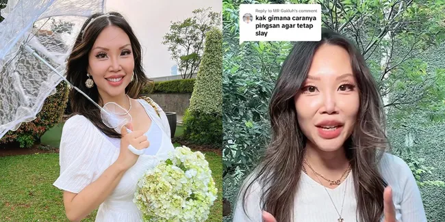 7 Potret Chef Vindy Lee Berikan Tutorial Pingsan yang Slay, Tetap Anggun Meski Sudah Lemas