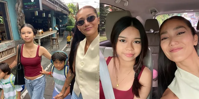 7 Potret Dominique Diyose Bareng Ketiga Buah Hati, Anak Sambungnya Kini Sudah Remaja