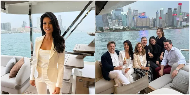 7 Potret Farah Quinn Rayakan Ulang Tahun Ke-45 dengan Gaya Mewah di Hong Kong