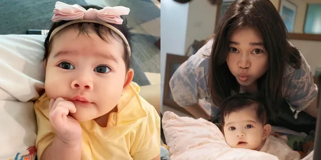7 Potret Imut Baby Biel Anak Denny Sumargo, Disebut Fotokopian Mamanya