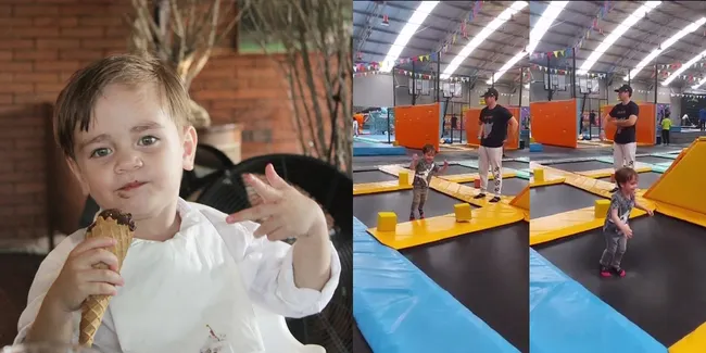 7 Potret Koa Anak Celine Evangelista yang Makin Ganteng, Bahagia Main Ditemani Stefan William