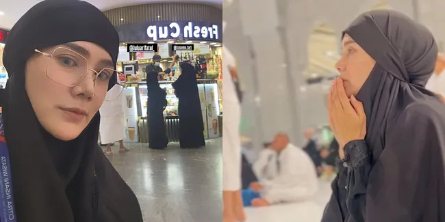 7 Potret Mulan Jameela Umrah, Ungkap Terima Kasih ke Ahmad Dhani Diizinkan Berangkat