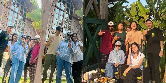 7 Potret Okie Agustina Nongkrong Bareng Teman-teman Keisha Alvaro, bak Seumuran - Ibu Anak Rasa Pacar