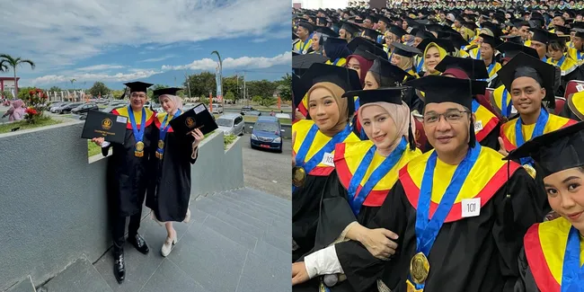 Lulus Bareng, 7 Potret Pasha Ungu dan Adelia Wilhelmina Wisuda Bersama