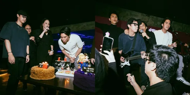 7 Potret Pesta Ulang Tahun El Rumi ke-25, Ada Eca Aura - Dirayakan Bareng Band Idola