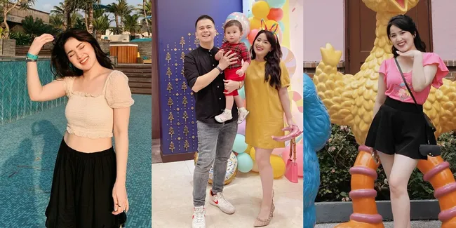 7 Potret Rosiana Dewi Istri Handika Pratama yang Masih Imut bak ABG, Padahal Ibu 1 Anak