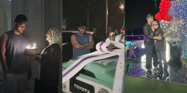 7 Potret Suprise Ultah Ammar Zoni, Dapat Kado Super Mewah - Pestanya Meriah dengan Konsep Metal