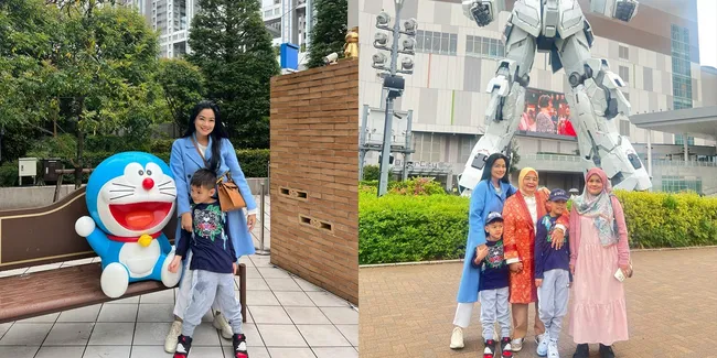 7 Potret Titi Kamal dan Keluarga Liburan di Jepang, Nyaris Kehilangan Tas Berisi Barang-Barang Berharga