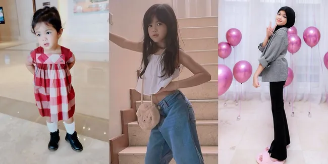 7 Potret Transformasi Aleena Anak Cantik Olla Ramlan yang Kini Berhijab