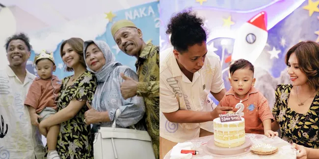 7 Potret Ultah Naka Anak Indah Permatasari dan Arie Kriting yang ke-2, Seru Semua Tamu Ikut Bergembira