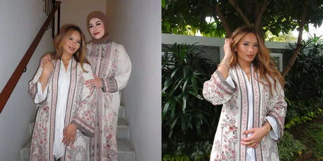 7 Potret Zahwa Massaid Lebaran Bersama Keluarga Setelah 4 Tahun di Amerika Serikat, Tampil Kompak dengan sang Ibu