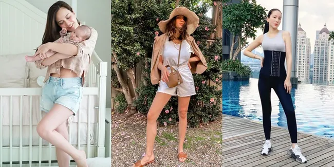 7 Seleb ini Tetap Ramping Usai Melahirkan, Hot Mama - Body Goals Banget