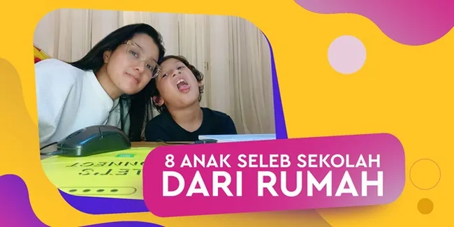 8 Anak Selebriti Ini Tetap Semangat Saat Sekolah Online, Ada Gempita Nora Marten - Bambang ArRaybach