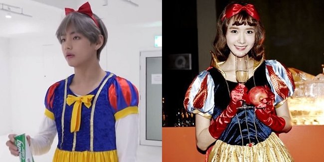 8 K Pop Idol Ini Pernah Berubah Jadi Snow White V Bts Yoona Snsd Kapanlagi Com