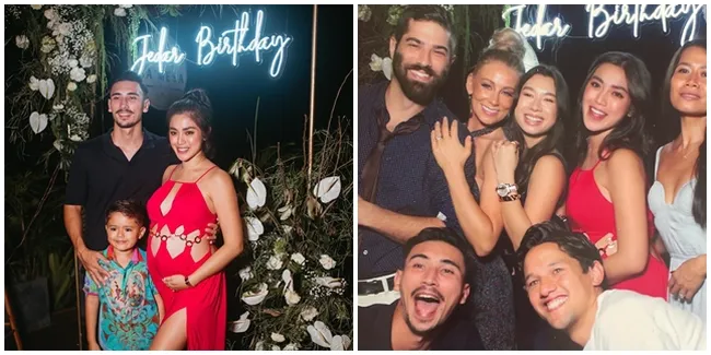 8 Potret Pesta Ulang Tahun Jessica Iskandar yang ke-34, Baby Bump Jedar Makin Besar