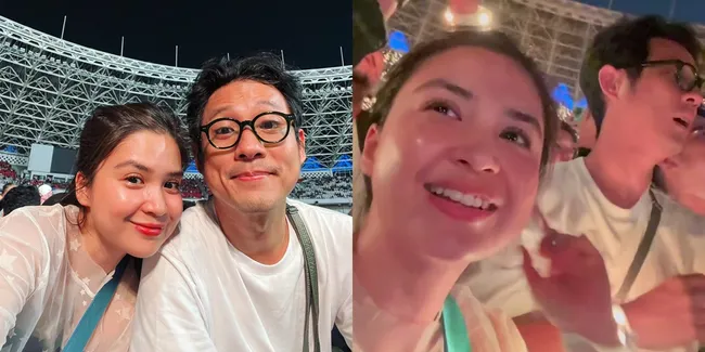 8 Potret Putri Titian Nonton Coldplay, bak Anak SMP Lihat Konser