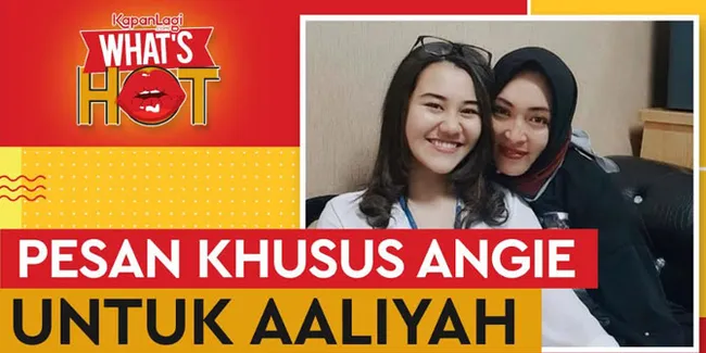 Aaliyah Massaid Diberi Pesan Khusus Oleh Angelina Sondakh