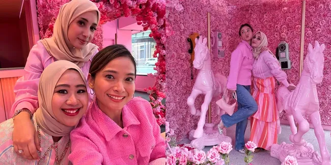 Acha Septriasa Hadiri Acara Ulang Tahun Miska Sungkar di Sidney dengan Tema Serba Pink