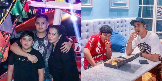 7 Potret Kedekatan Ajun Perwira dengan Anak Sambungnya, Ada yang Terlihat Seumuran - Buktikan Jadi Hot Papa