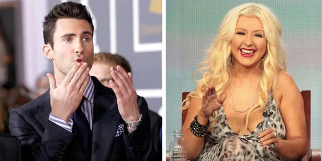 Adam Levine Puji Single Baru Christina Aguilera