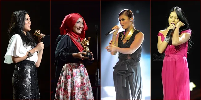 Agnez Mo, Anggun, Fatin, dan Raisa Bersaing Ketat di WMAs 2014