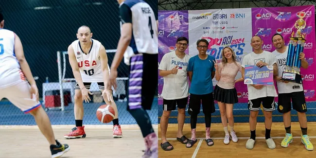 Aksi Tiko Aryawardhana Suami Bunga Citra Lestari Tanding Basket, Berhasil Raih Kemenangan