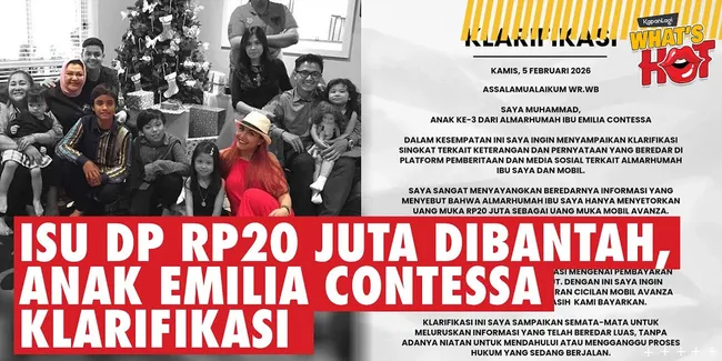 Anak Emilia Contessa Klarifikasi Soal Mobil, Ungkap Fakta Uang Muka dan Cicilan